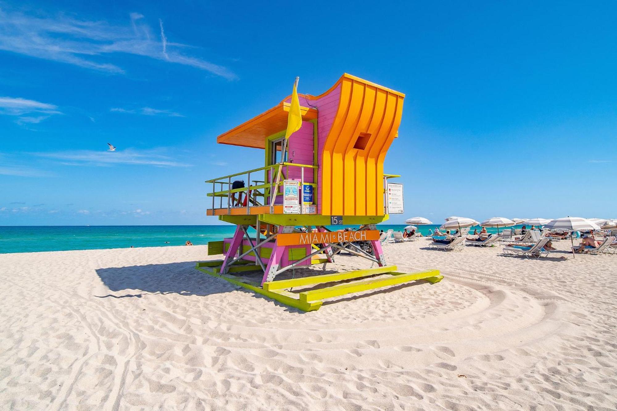 Beachy 1 B/R, W/2 Queen Beds, On Ocean Drive Beach マイアミビーチ エクステリア 写真